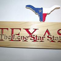 Texas plaque - Project by Kepy
