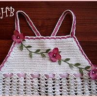 Shabby Chic Apron Style Crochet Halter