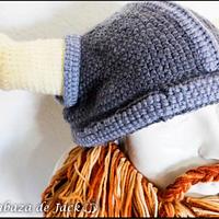 Viking crochet hat - La Calabaza de Jack