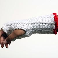 Fall/Winter Crochet Fingerless Womens Gloves