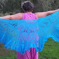 Donna's Butterfly Wings - in Blue - Project by Kristi