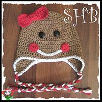 Little Miss Ginger Bread Crochet Hat - Project by Heather Macias