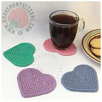 Heart Coasters - Project by Ling Ryan