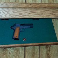 pistol hideaway shelf