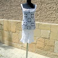 Crochet White Dress, White Dress, Sexy Lace Dress , Summer Beach Dress, Crochet Resort Dress