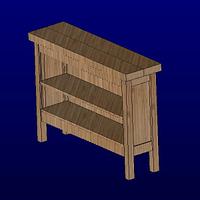Barn wood cabinet