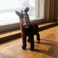 crocheted Horse