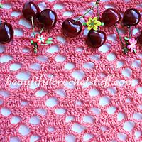 Diamond Crochet Stitch Free Pattern - Project by janegreen