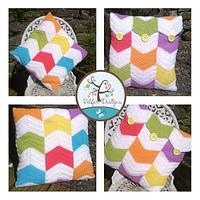 Chevron mix up Cushion cover