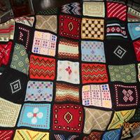 Tunisian Sampler - Project by Charlotte Huffman