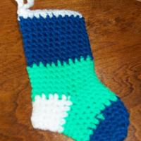 Seahawk Christmas Stocking - Small - Project by Jo Schrepfer