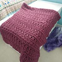 Dusky Rose blanket - Project by Lisa Crispin