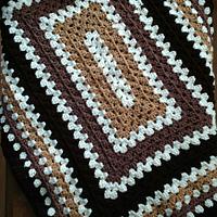 Rectangular baby stroller blanket - Project by Nicole