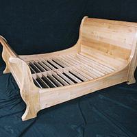 Sleigh bed - Project by WestCoast Arts
