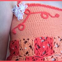 Just Peachy Crochet Halter