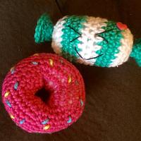 Crochet donut and candy - Project by Rebecca Taylor