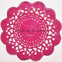 Free Crochet Doily Pattern - Project by rajiscrafthobby