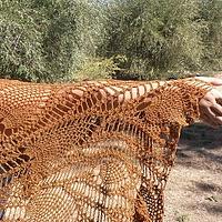 Cinnamon Butterfly/Burgundy Butterfly Shawls - Project by Kristi