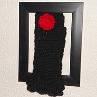 Crochet Black Fingerless, Black Crochet Gloves, Woman Fashion Accessories, Gift Gloves