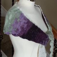 Lavender Sachet Shawlette