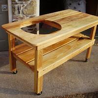 Big Green Egg BBQ Table - Project by oldrivers