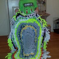 t-shirt rag rug - Project by sherry sanders