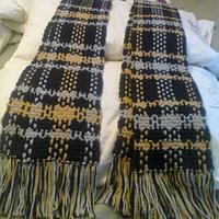 Crochet Plaid Scarves - Project by lstryban