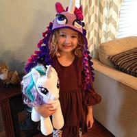 Lizzie's Unicorn Hat - Project by Charlotte Huffman