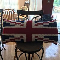 England Flag Pillow - Project by burnzygirl211