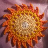 My crochet sun :-) - Project by Emma Stone