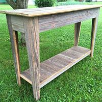 Entryway Table - Reclaimed Barn Wood