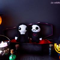 Gomez & Morticia Addams Amigurumis - Addams Family - La Calabaza de Jack - Project by La Calabaza de Jack