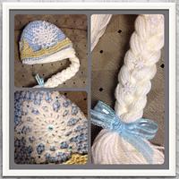 Hat with Snowlfake, Tiara and Braid - Project by Alana Judah