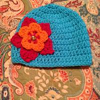 Vibrant hat - Project by Susan Isaac 