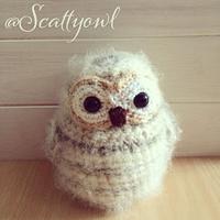 Baby owl - Project by The Merino Mermaid