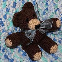 Baby Bubbles Blanket & Pillow with "Beary" Cute Bear