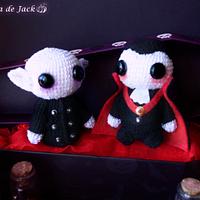 Nosferatu & Dracula Amigurumis - La Calabaza de Jack