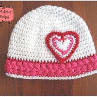 Hearts of Love Crochet Hat and Sweater