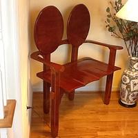 Cherry love seat, cherry and oak desk,cherry desk and chair, chair,and secretary