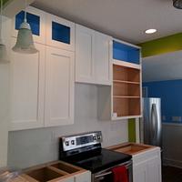 My first commision as a company - Shaker kitchen in white - almost done.... - Project by David E.