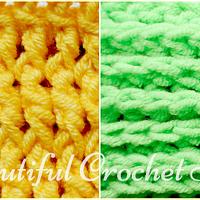 How to Make Front Post and Back Post Double Crochet Stitches - Project by janegreen