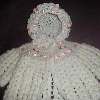 Crochet Matinee Set - Project by mobilecrafts