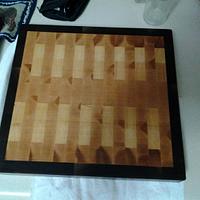 End grain cutting board