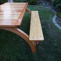 Arched Legs Picnic Table