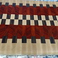 End grain cutting board. - Project by kenmitzjr