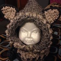 Wolf Cowl Hat - Project by jujube1960