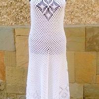 Wedding Dress, Bohemian Clothing, Bridal Crochet Dress, Alternative Wedding Dress