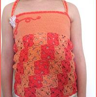 Just Peachy Crochet Halter