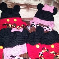 mickey and minnie inspired - Project by KAKcrochet