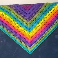 Vibrant Shawl - Project by Lcbax